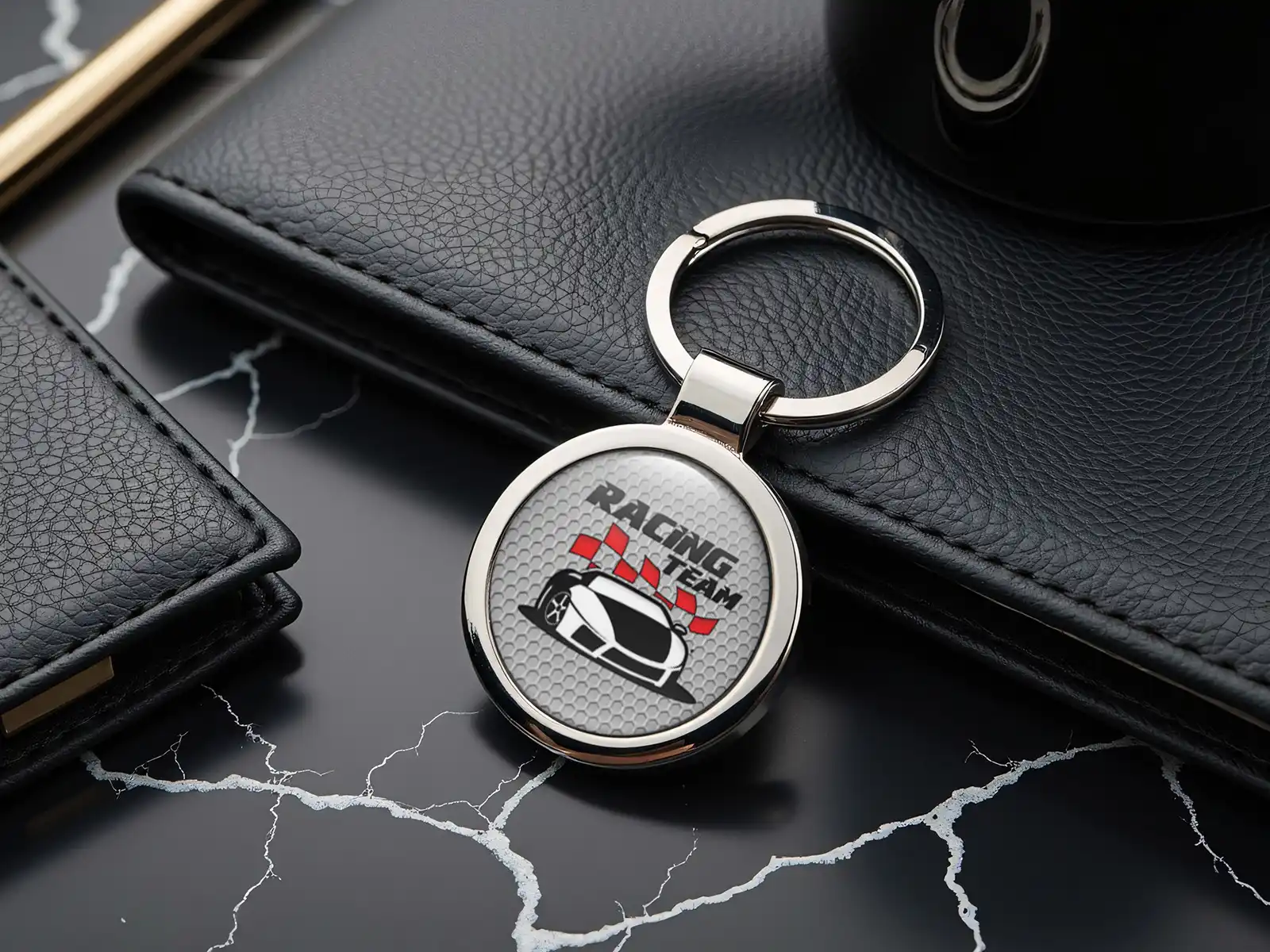 Llavero Auto Metal Coche Resistente
